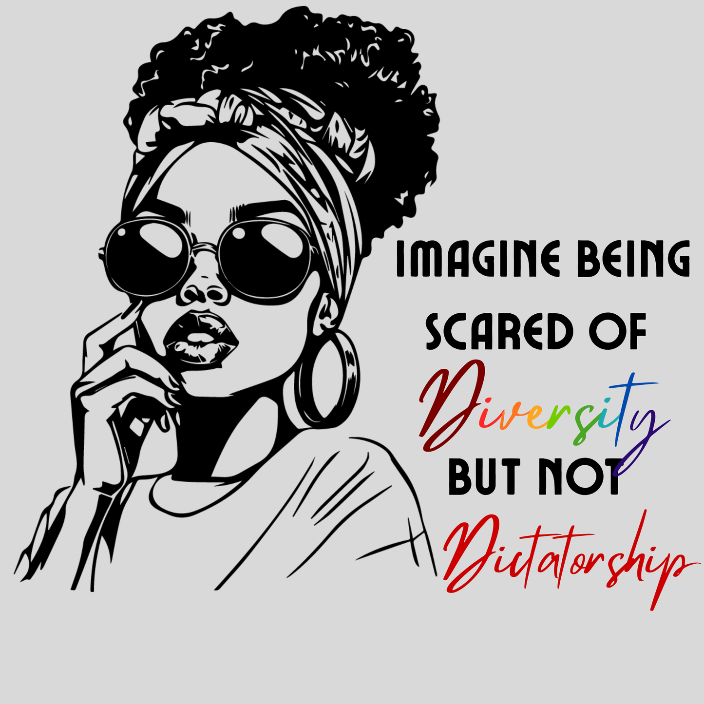 Diversity Not Dictatorship Tee