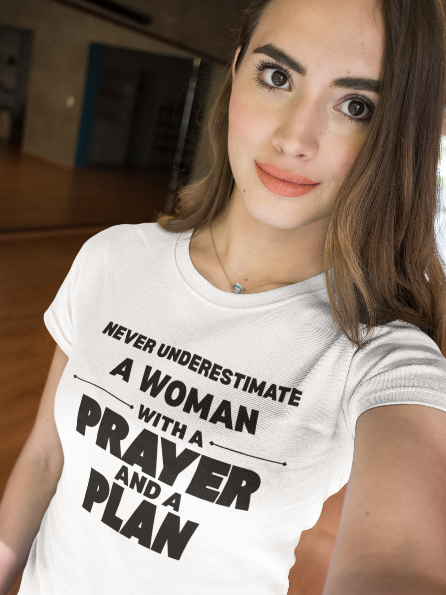 Never Underestimate a Women with a Plan Tee