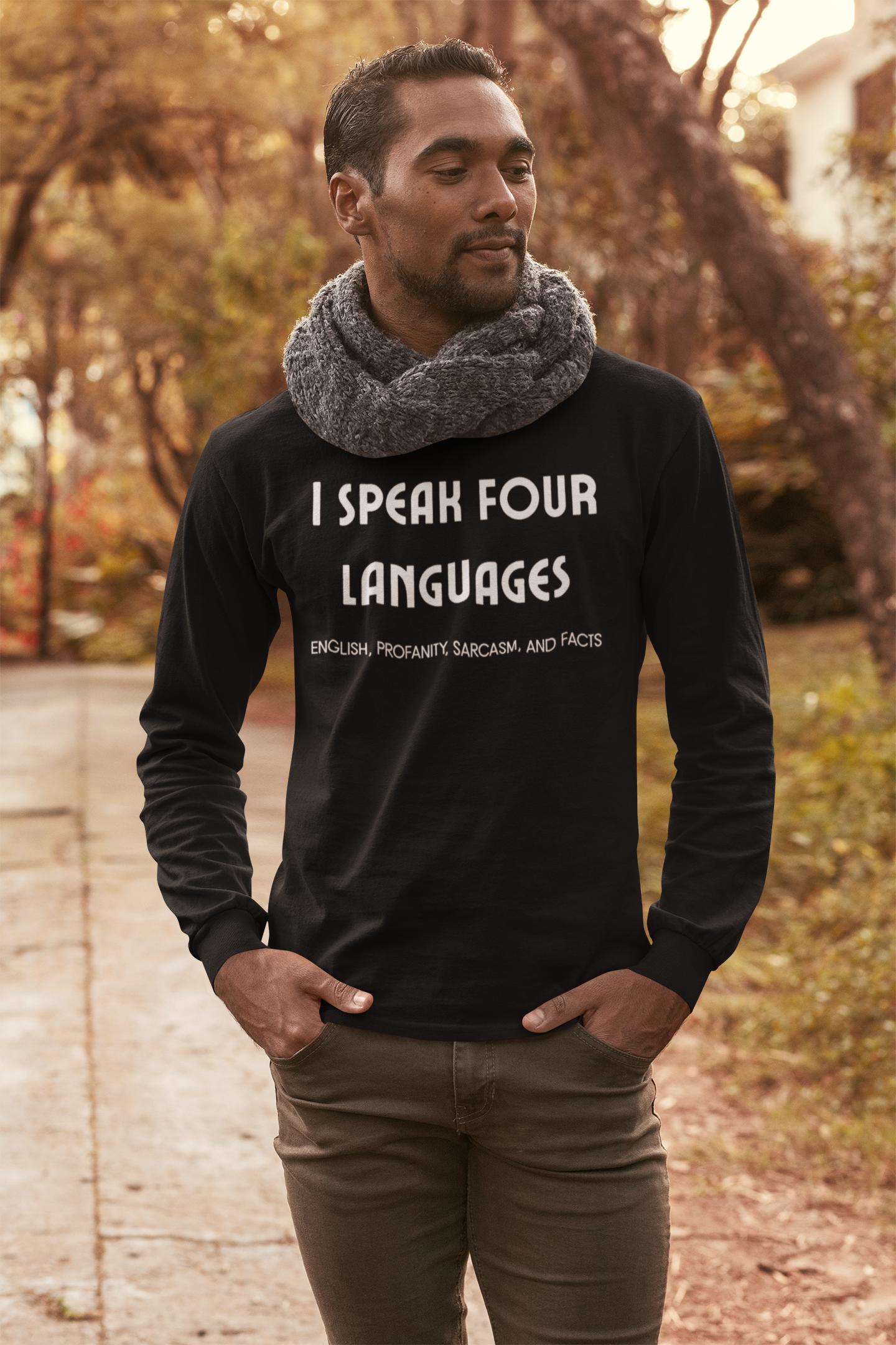 I Speak Four Languages Tee