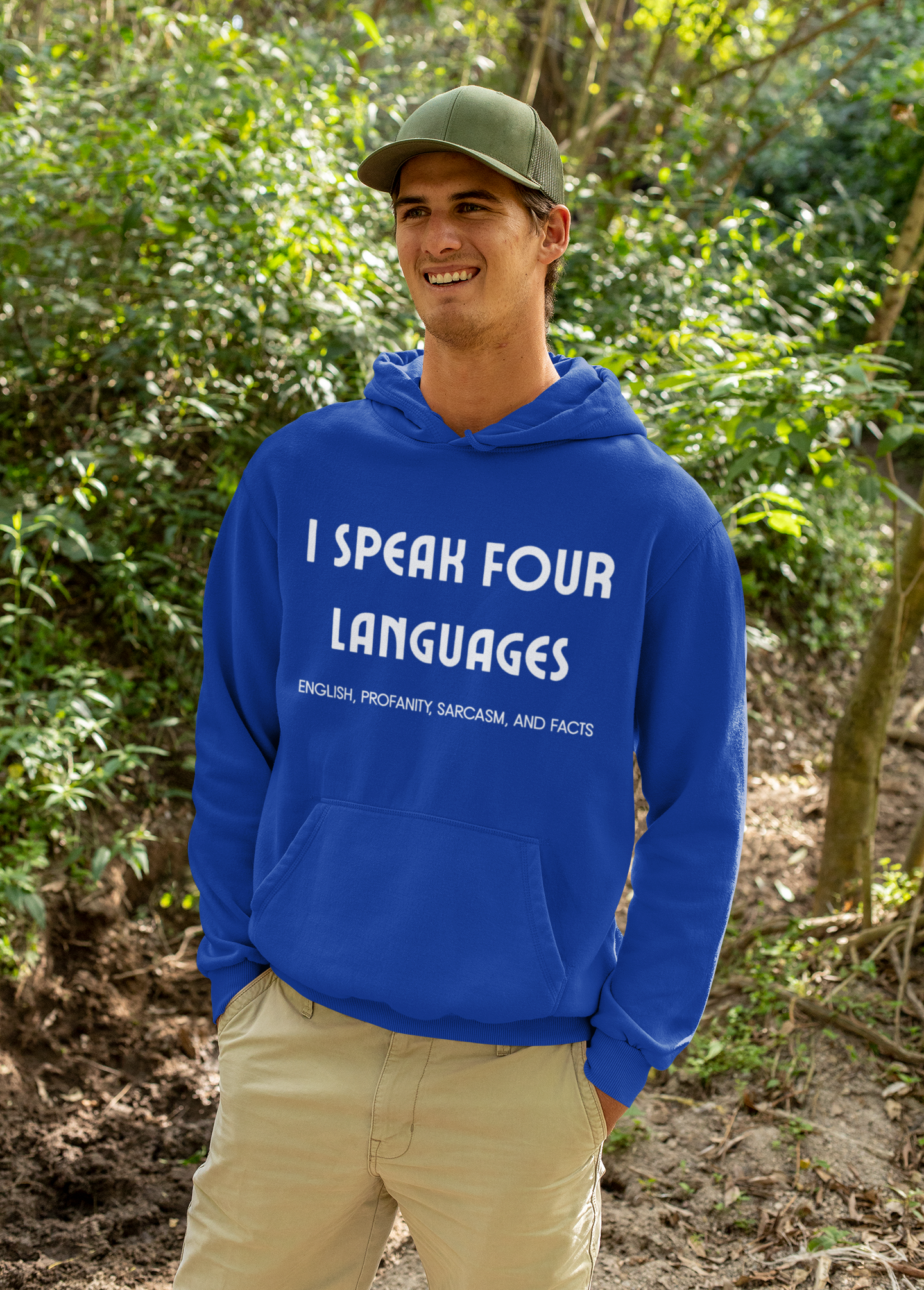 I Speak Four Languages Tee