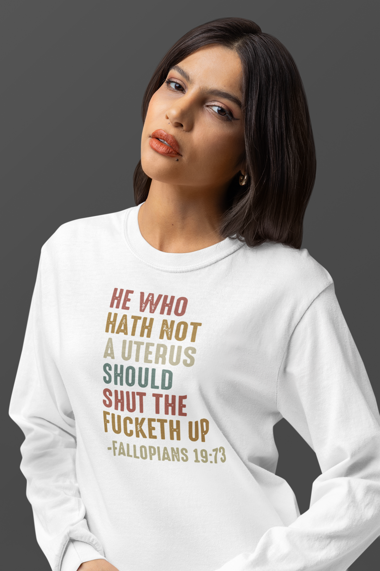 He Who Hath Not a Uterus Tee